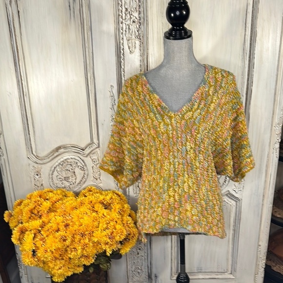 Maude Multicolor Knit Women's Top - Picture 3 of 9